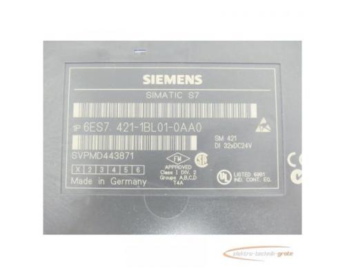 Siemens 6ES7421-1BL01-0AA0 SM421 Digitaleingabe E-Stand: 1 SN:VPMD443871 - Bild 4