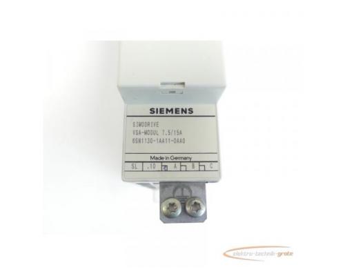 Siemens 6SN1130-1AA11-0AA0 VSA-Modul Version: A SN:T/E6316600 - Bild 5