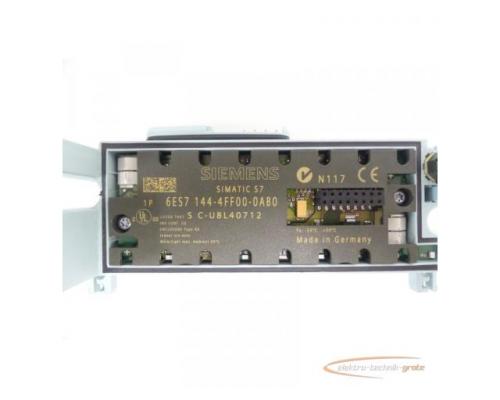 Siemens 6ES7144-4FF00-0AB0 Elektronikmodul SN C-U8L40712 - Bild 2