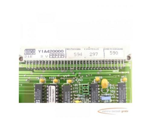 Emco Y1A420000 / Y1A 420 000 Transistorsteller Reglerkarte SN KD109938F - Bild 6
