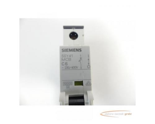 Siemens 5SY41MCB Leistungsschalter C6 - Bild 4