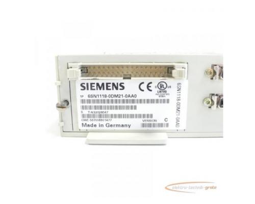 Siemens 6SN1118-0DM21-0AA0 Regelungseinschub Version: C SN:T-N32028547 - Bild 5