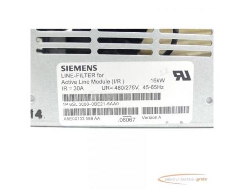 Siemens 6SL3000-0BE21-6AA0 Netzfilter Version: A SN:08067 - Bild 3