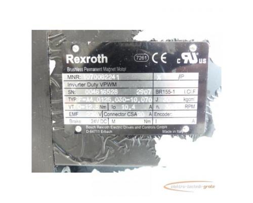 Rexroth SF-A4.0125.030-10.070 Servomotor MNR: 1070082241 SN:004616528 - Bild 4