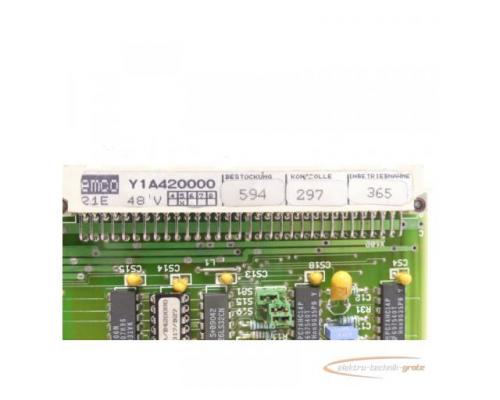 Emco Y1A420000 / Y1A 420 000 Transistorsteller Reglerkarte SN:MK115233HO - Bild 4