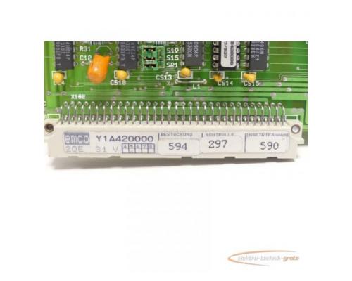 Emco Y1A420000 / Y1A 420 000 Transistorsteller Reglerkarte SN:MK115236HO - Bild 4