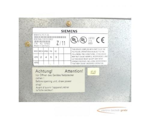 Siemens 6ES7645-1CK10-0AE0 SIMATIC PC FI 25 Industrie PC SN:K3131602 - Bild 6