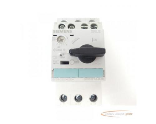 Siemens 3RV1021-1JA10 Leistungsschalter max. 10A + 3RV1901-1E Hilfsschalter - Bild 6