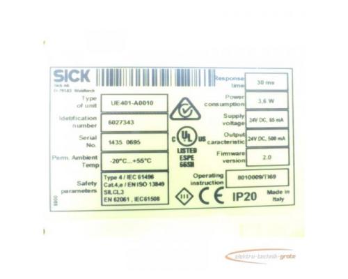 Sick UE401-A0010 Sicherheitsschaltgerät - Bild 5