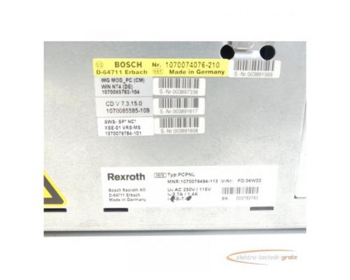 Bosch Rexroth PCPNL MNR: 1070079494-113 1070074076-210 Monitor - Bild 6