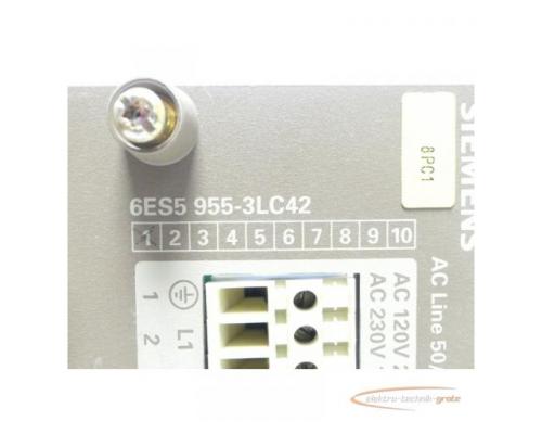 Siemens 6ES5955-3LC41 Stromversorgung E-Stand: 3 SN: Q6JN402825 - Bild 7