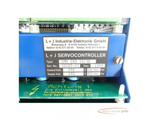 L + J Industrie-Elektronik SMR 240 15/30 Servocontroller SN:10105-21 - Bild 5