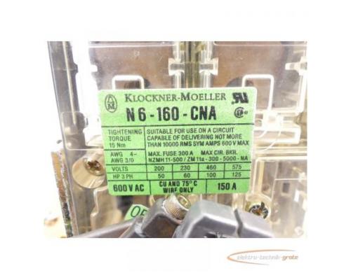 Klöckner Moeller N6-160-CNA Lasttrennschalter ohne Griff - Bild 4