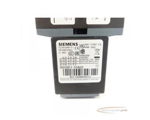 Siemens 3RH2122-1BB40 Hilfsschütz + 3RH2911-1HA22 Hilfsschalter + 3RT2916-1CB00 - Bild 7