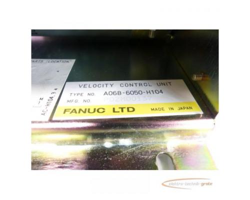 Fanuc A06B-6050-H104 Velocity Control Unit SN P0ZM00137 - Bild 9