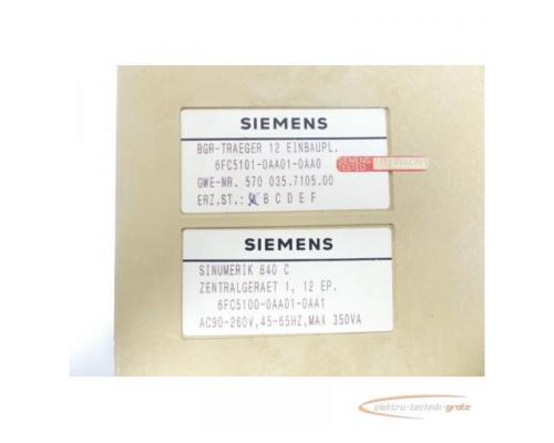 Siemens 6FC5100-0AA01-0AA1 Zentralgerät 12 Steckplätze - Bild 4