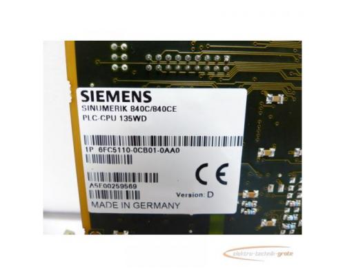 Siemens 6FC5110-0CB01-0AA0 PLC-CPU 135WD Version: D SN: T-K22141211 - Bild 6