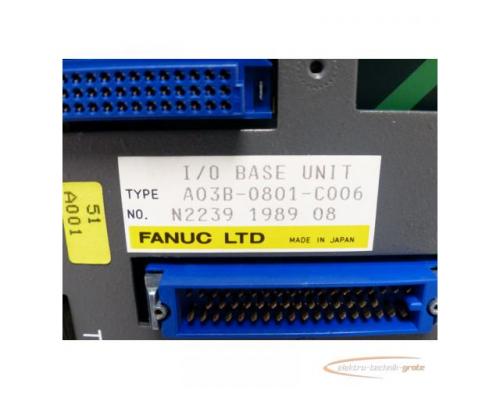 Fanuc A03B-0801-C006 Input/Output Base UnitSN: N2239 1989 08 - Bild 4