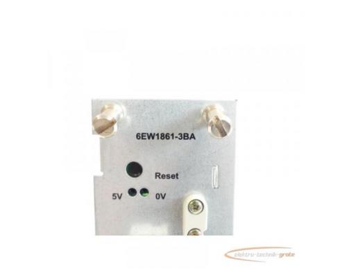 Siemens 6EW1861-3BA Power Supply E-stand: C SN:006139 - Bild 5