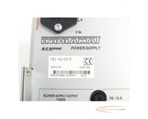 Indramat KDV 4.1-30-3 Power Supply SN:239288-02390 - Bild 4
