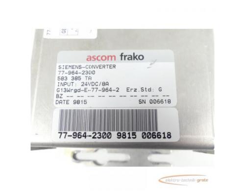 Siemens / ascom 7-964-2300 Converter E-Stand: G SN:006618 - Bild 6
