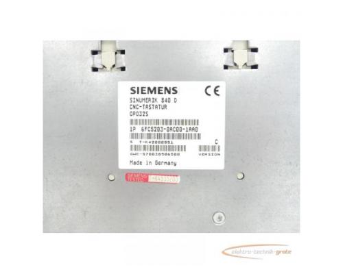 Siemens 6FC5203-0AC00-1AA0 CNC-Tastatur OP 032S Version: C SN:T-K42000551 - Bild 3