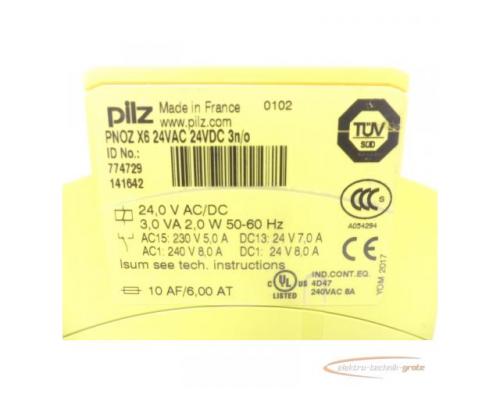 Pilz PNOZ X6 24VDC 3n/o Sicherheits-Relais ID No 774729 - Bild 4