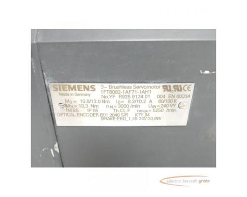 Siemens 1FT6082-1AF71-1AH1 Synchronservomotor SN:YFR925917401004 - Bild 6