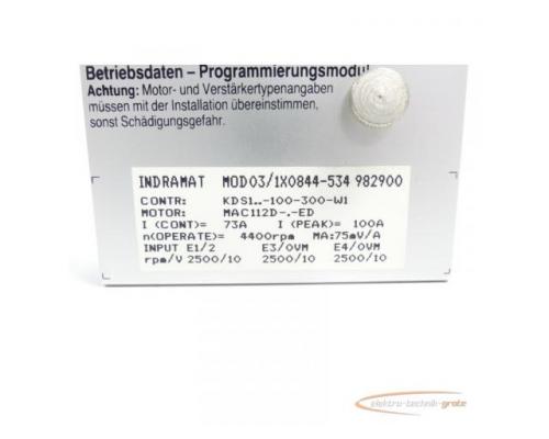 Indramat MOD03/1X0844-534 982900 Programmiermodul SN:220197-08299 - Bild 4