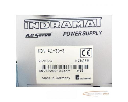 Indramat KDV 4.1-30-3 Power Supply SN: 239288-02649 - Bild 5