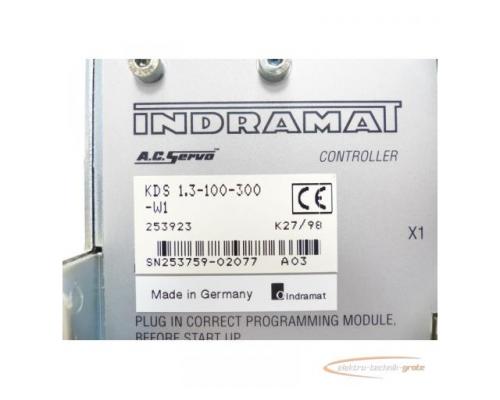Indramat KDS 1.3-100-300-W1 Controller SN: 253759-02077 - Bild 5