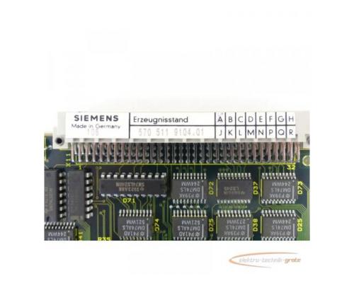 Siemens 6FX1151-1BD00 Karte E-Stand: A SN:106 - Bild 5