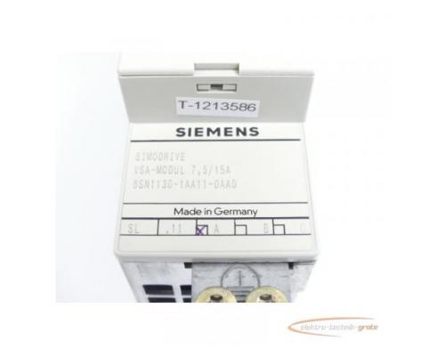Siemens 6SN1130-1AA11-0AA0 VSA-Modul E-Stand: A SN:T-1213586 - Bild 4