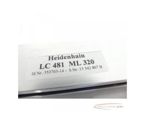 Heidenhain LC 481 Längenmessstab ML320 ID 35370314 SN 15542807B + Lesekopf - Bild 5