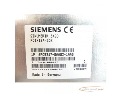 Siemens 6FC5247-0AA02-1AA0 PCI/ISA-Box E-Stand C SN T-L61000823 + 2 Karten - Bild 6