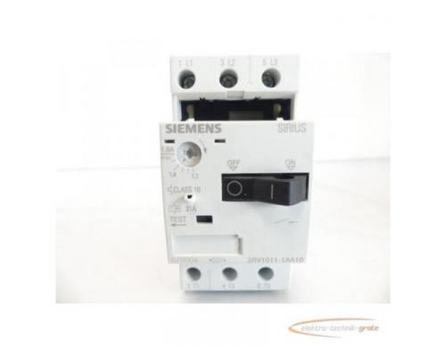 Siemens 3RV1011-1AA10 Leistungsschalter 1.1-1.6A max. - ungebraucht! - - Bild 4