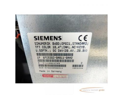 Siemens 6FC5203-0AB11-0AA2 Flachbedientafel OP 031 Version C SN:T-L12011749 - Bild 7