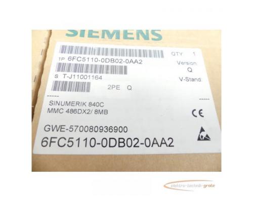 Siemens 6FC5110-0DB02-0AA2 MMC-CPU Vers. Q , SN:T-J11001164 - ungebraucht! - - Bild 9