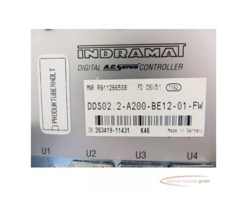 Indramat DDS02.2-A200-BE12-01-FW Servo Controller K46 SN: 263419-11431 - Bild 5